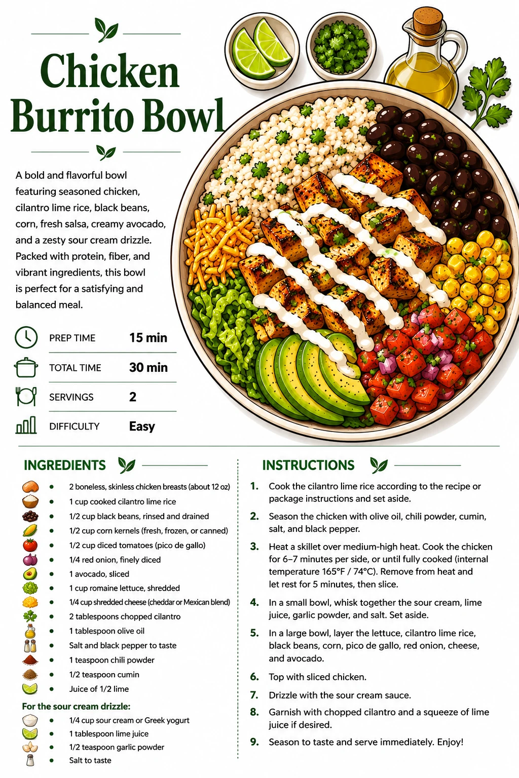 Chicken Burrito Bowl