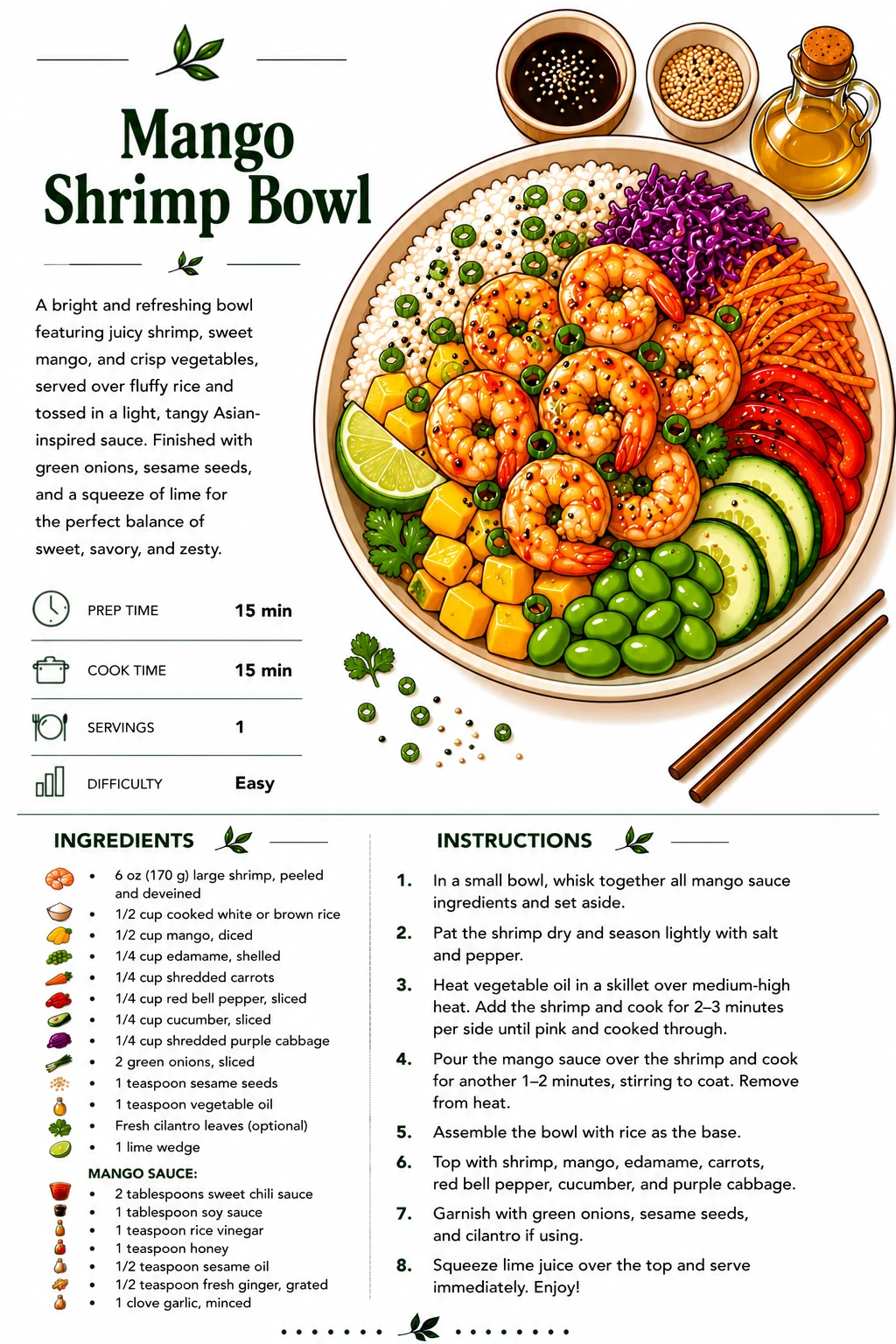 Mango Shrimp Bowl
